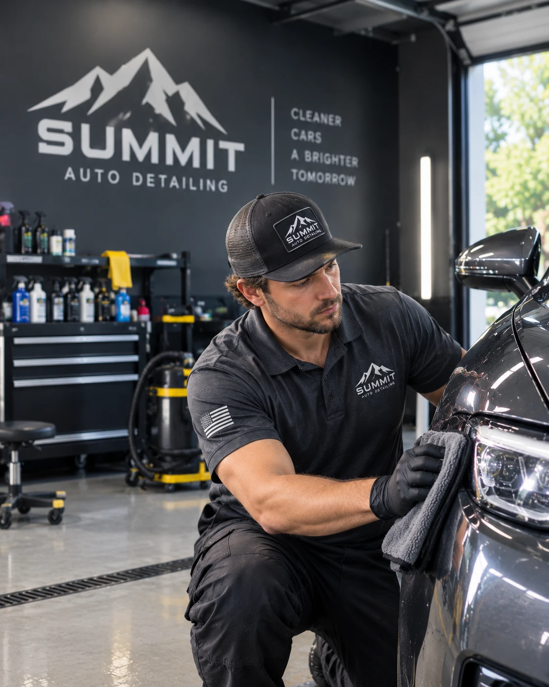 Jake Sullivan, owner of Summit Auto Detailing