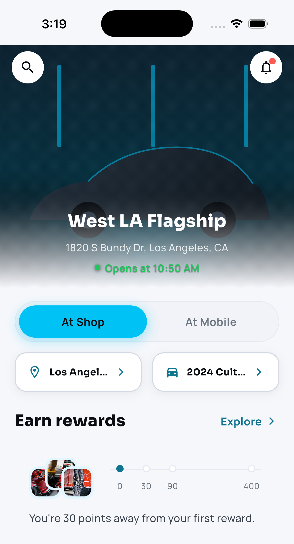 Bookdshop app — West LA Flagship